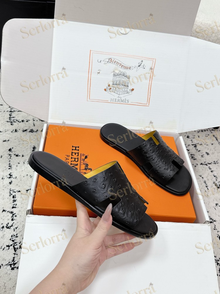 HERMÈS IZMIR MEN'S SLIDE SANDAL