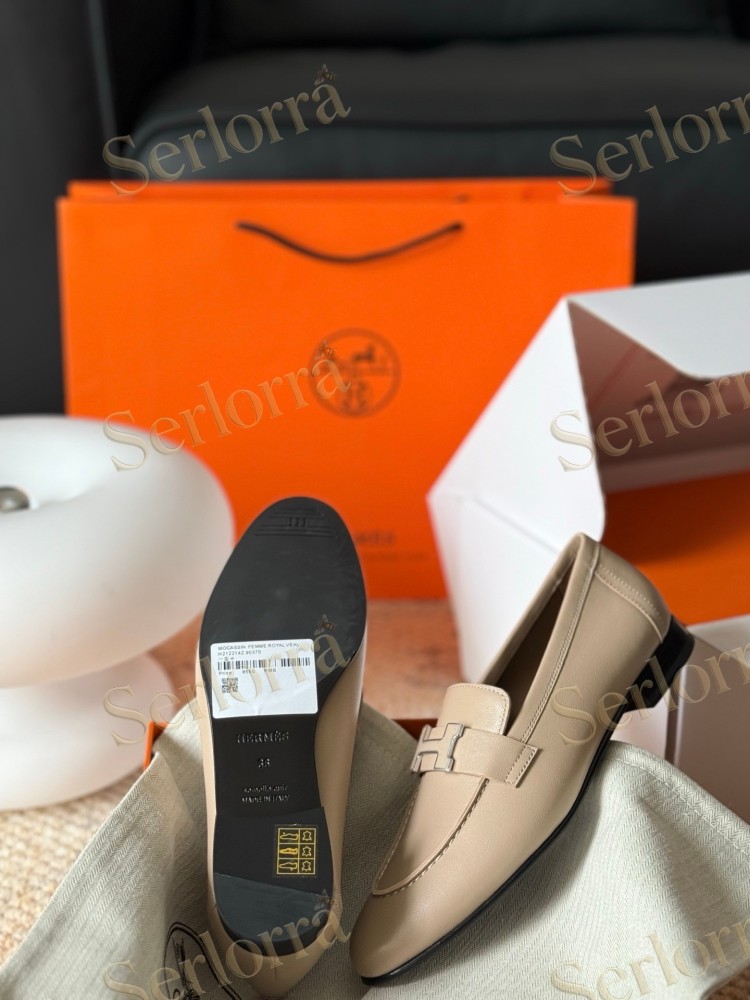 HERMÈS PARIS MOCCASIN FEMME ROYAL VELO