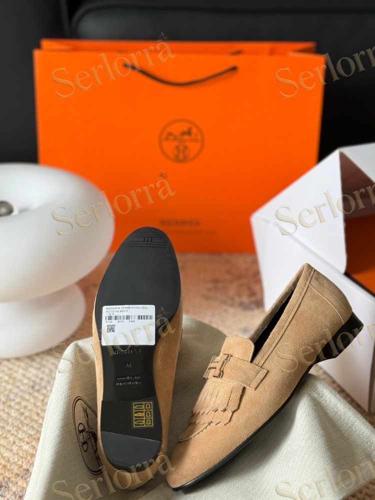 HERMÈS PARIS MOCCASIN FEMME ROYAL VELO