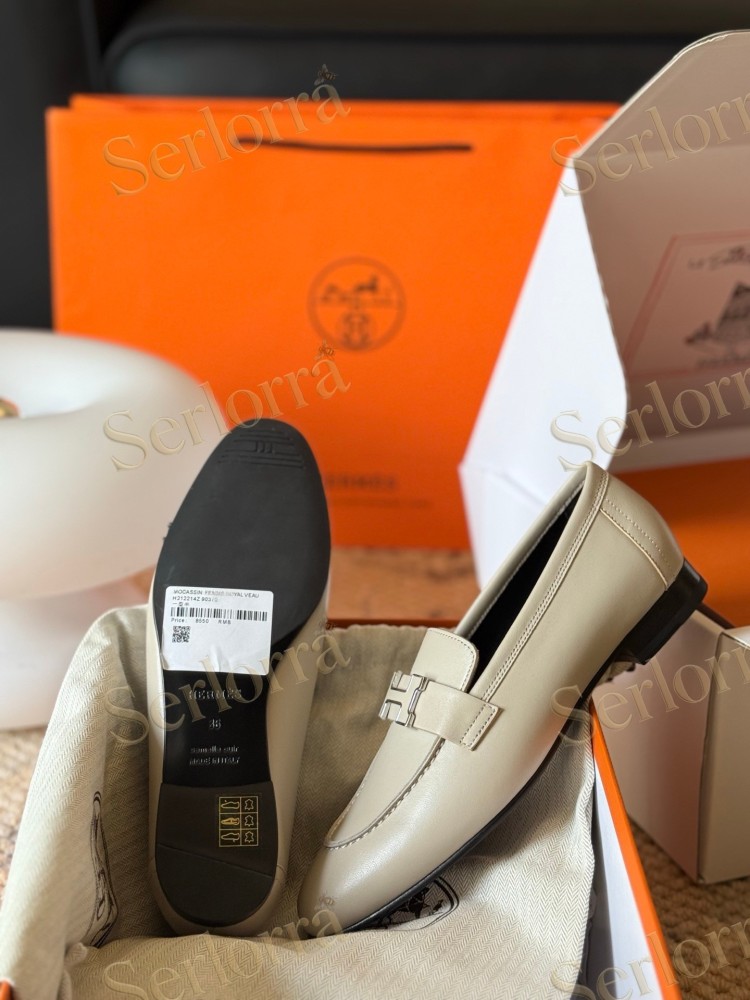 HERMÈS PARIS MOCCASIN FEMME ROYAL VELO