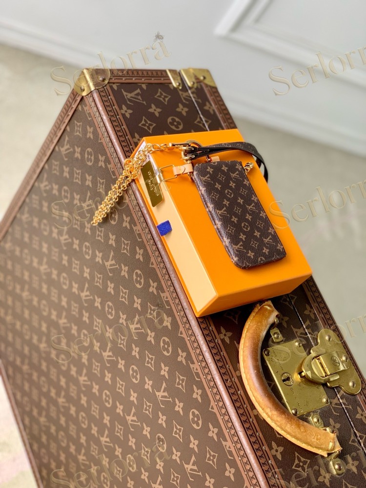 LOUIS VUITTON MONOGRAM CANVAS WALLET ON CHAIN IVY