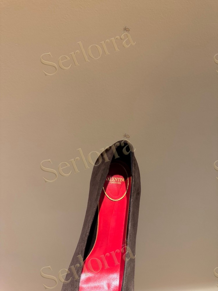 VALENTINO GARAVANI VLOGO SIGNATURE PATENT‑LEATHER SLINGBACK PUMPS 80MM
