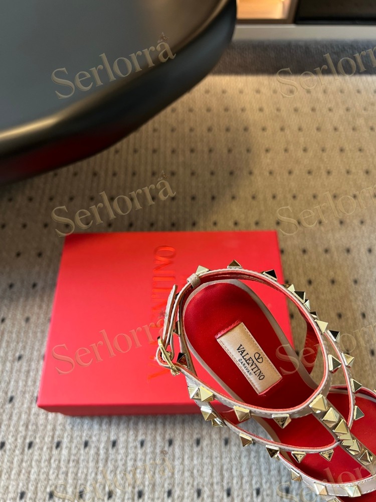 VALENTINO GARAVANI SUEDE ROCKSTUD CAGED ANKLE-STRAP STILETTO PUMPS