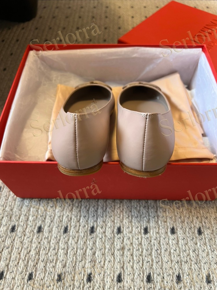 VALENTINO GARAVANI VLOGO POINT-TOE FLATS