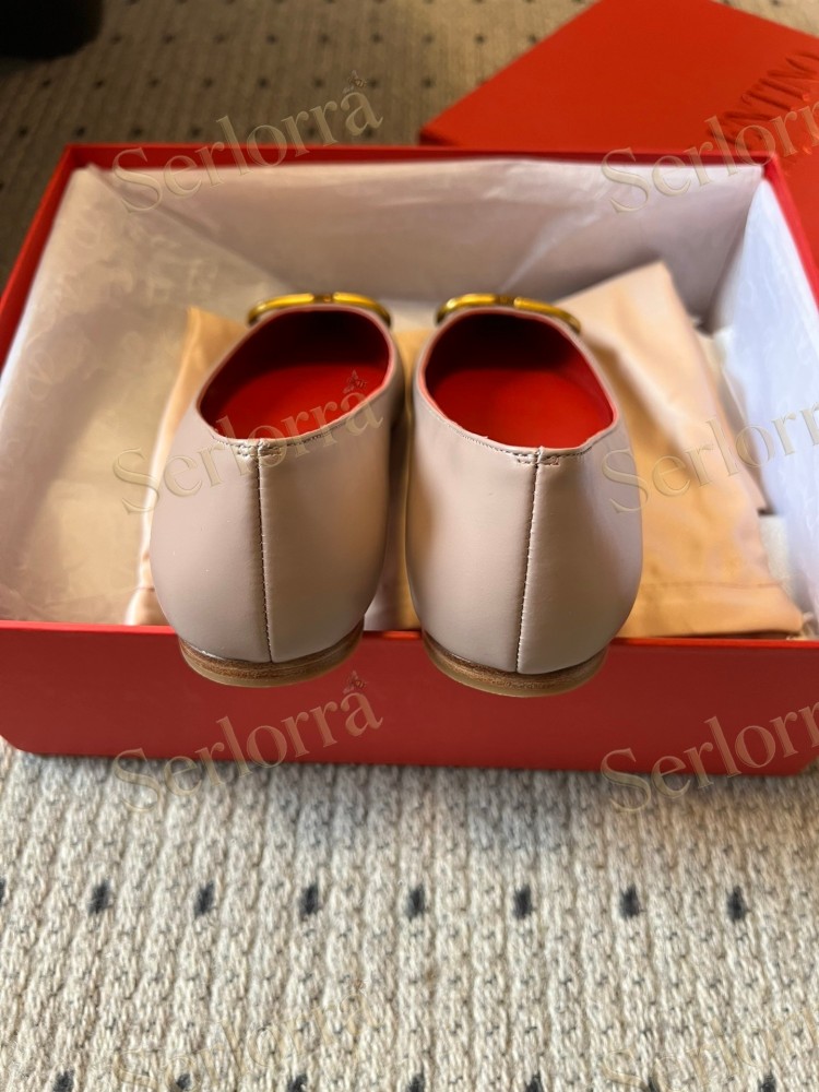VALENTINO GARAVANI VLOGO POINT-TOE FLATS