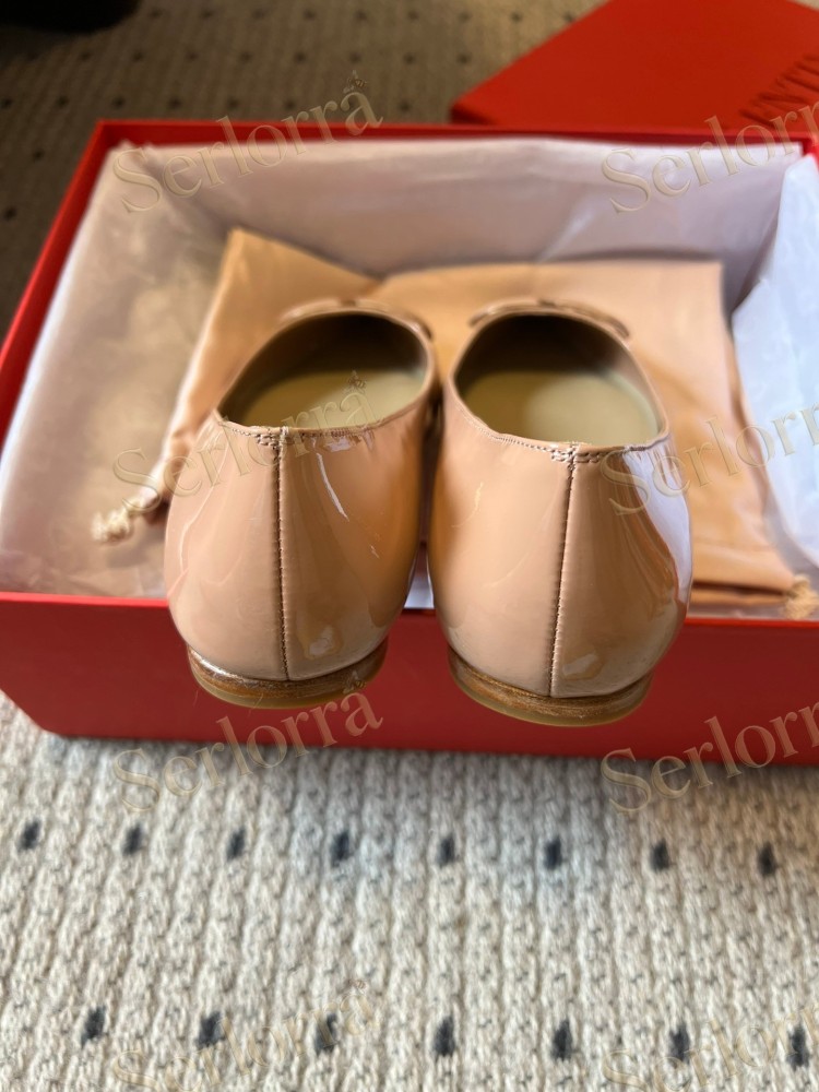 VALENTINO GARAVANI VLOGO POINT-TOE FLATS