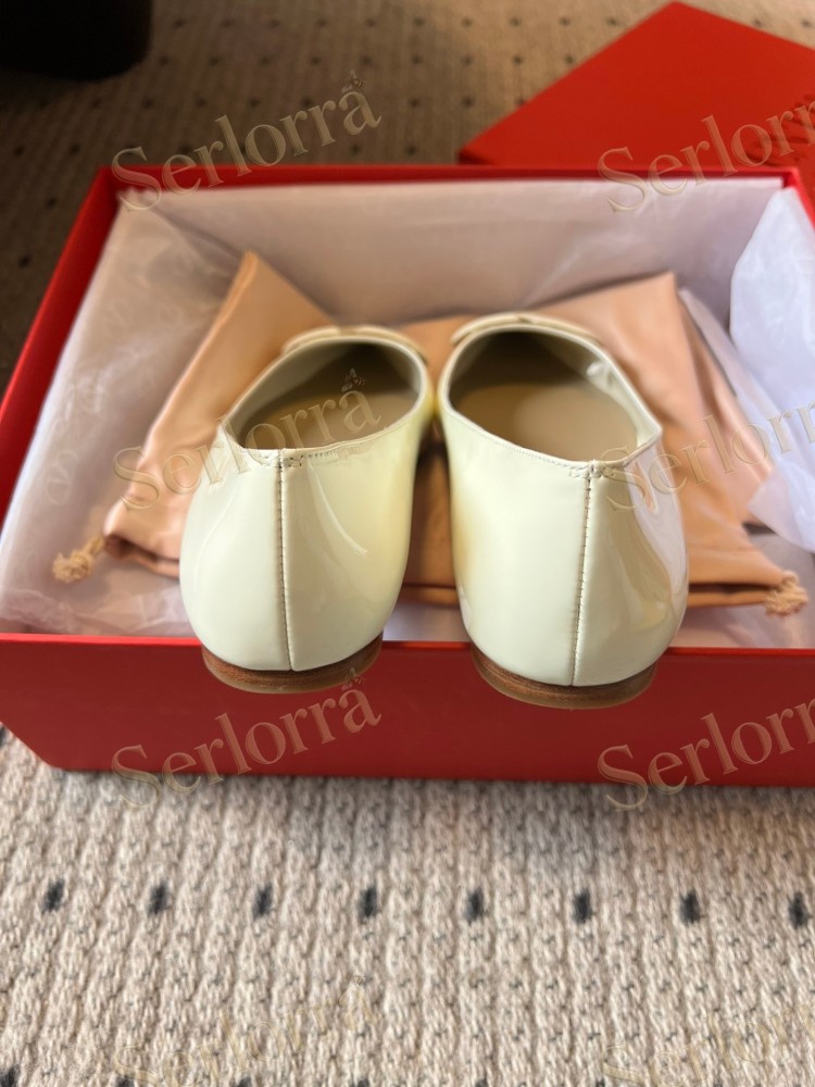 VALENTINO GARAVANI VLOGO POINT-TOE FLATS