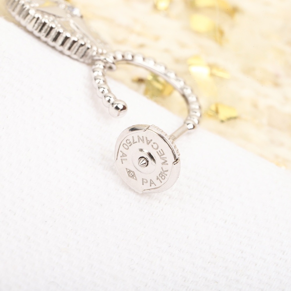DIOR ROSE DES VENTS STAR DROP EARRINGS