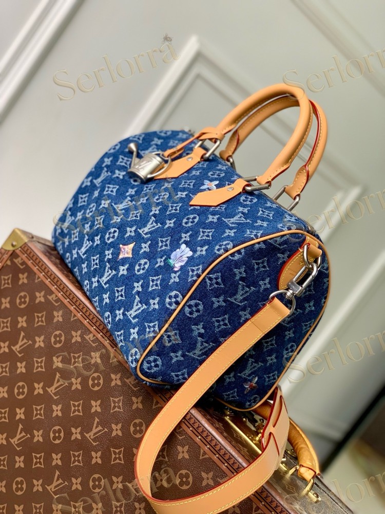 LOUIS VUITTON SPEEDY P9 BANDOULIÈRE 30 DENIM