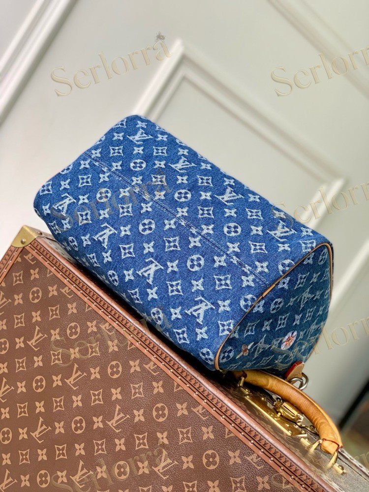 LOUIS VUITTON SPEEDY P9 BANDOULIÈRE 30 DENIM