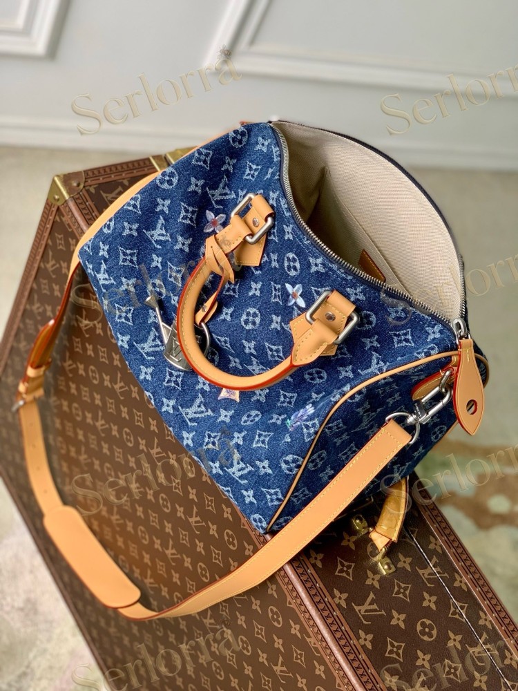 LOUIS VUITTON SPEEDY P9 BANDOULIÈRE 30 DENIM