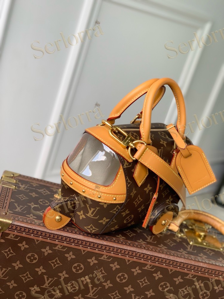 LOUIS VUITTON MONOGRAM WHEELED PET CARRIER BAG