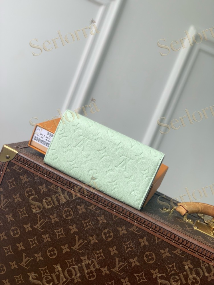LOUIS VUITTON MONOGRAM EMPREINTE SARAH LONG FLAP WALLET