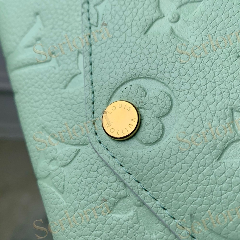 LOUIS VUITTON MONOGRAM EMPREINTE SARAH LONG FLAP WALLET