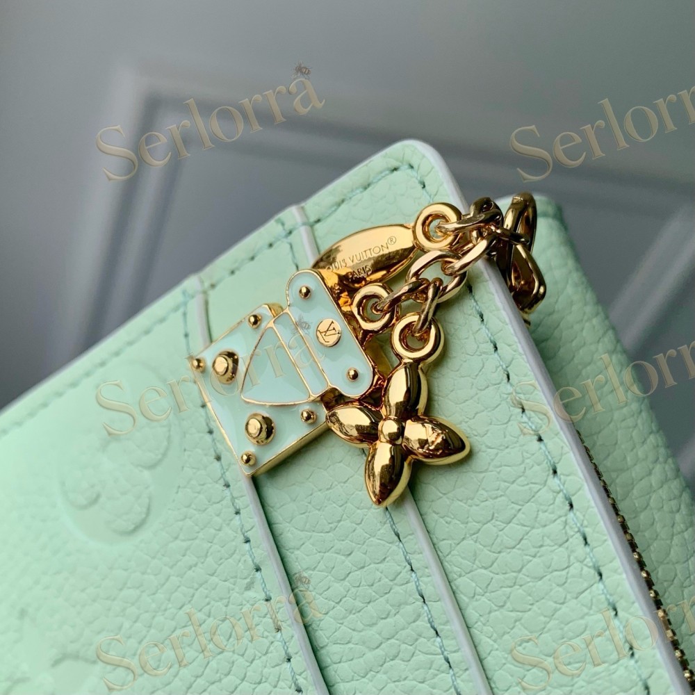 LOUIS VUITTON MONOGRAM EMPREINTE SARAH LONG FLAP WALLET