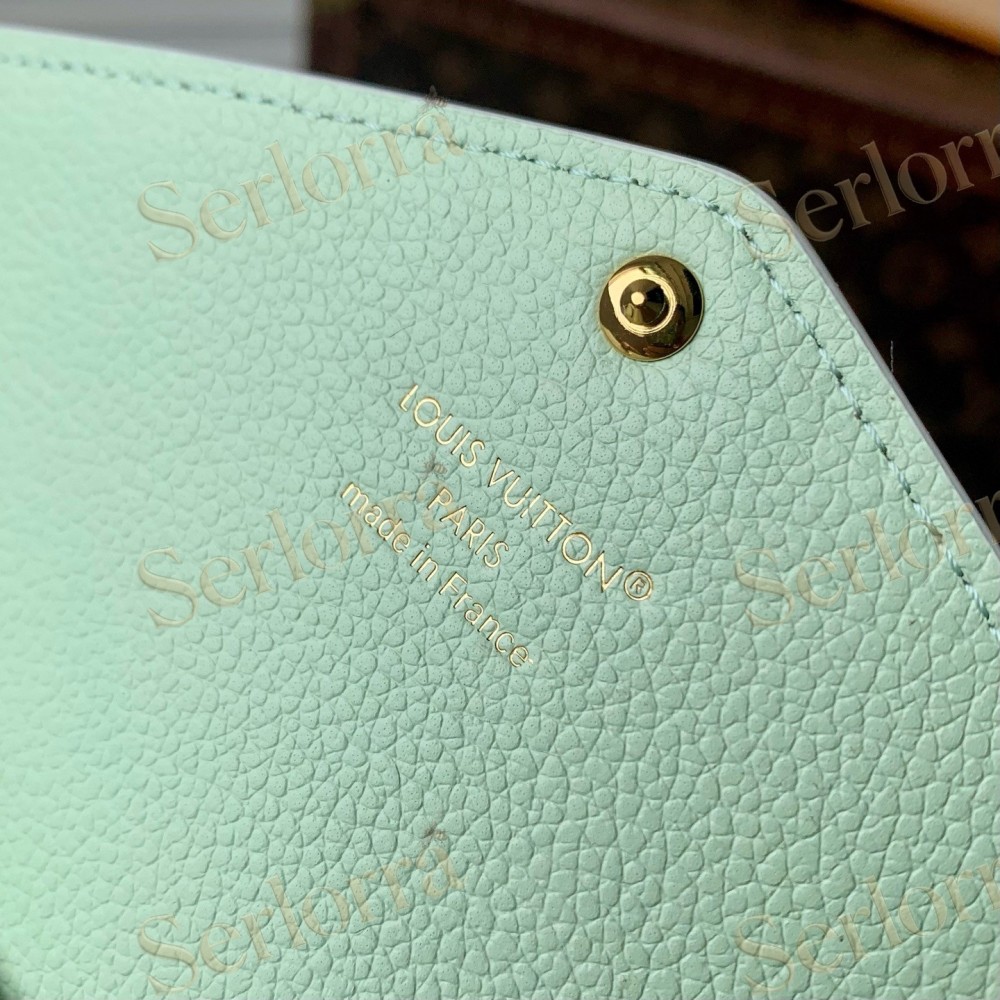 LOUIS VUITTON MONOGRAM EMPREINTE SARAH LONG FLAP WALLET