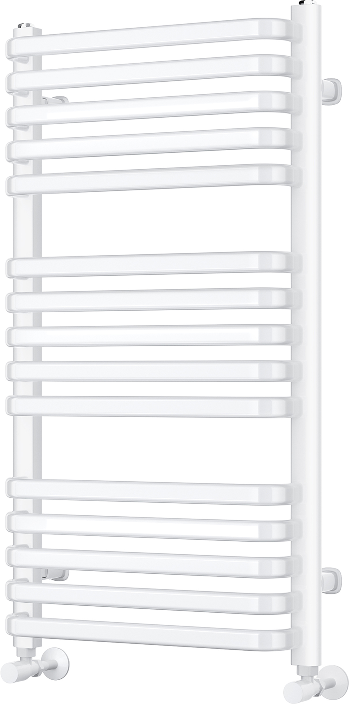 Kesanit?r Curved oval cross tube D main tube with hangers  Towel warmer