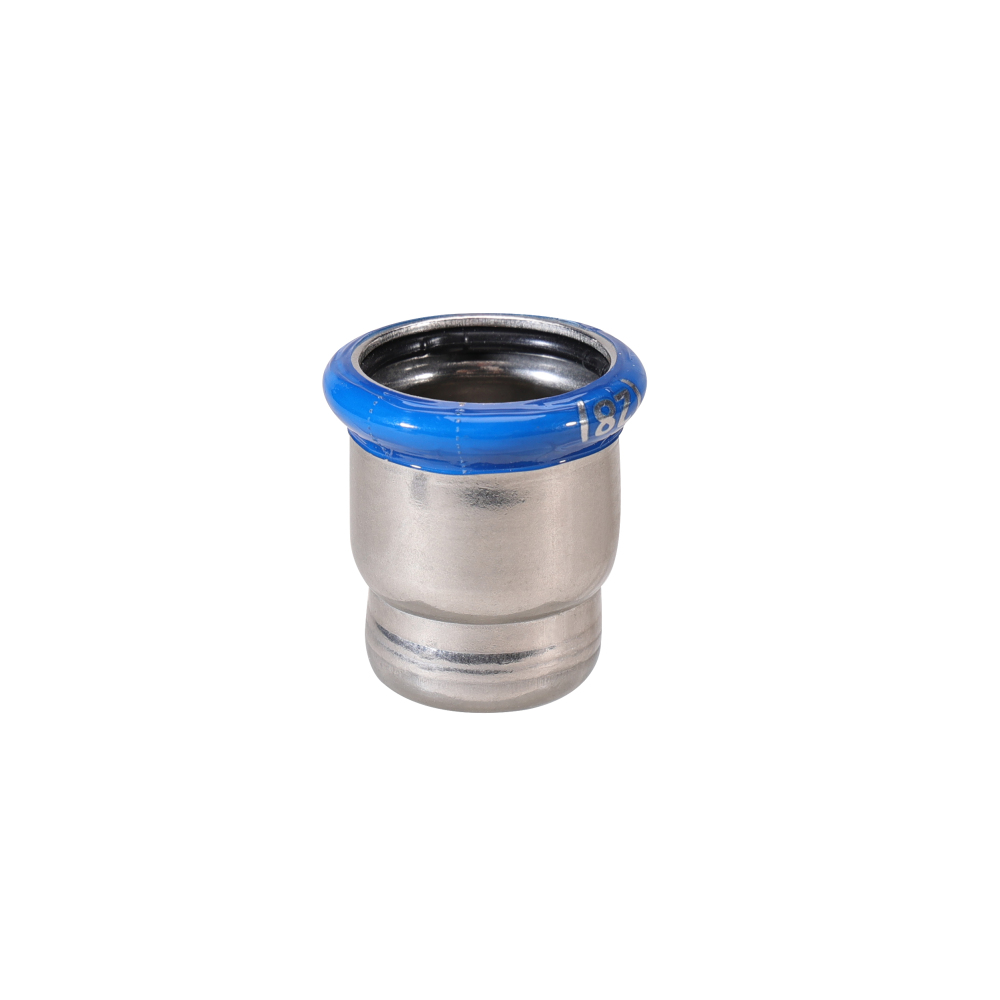 Kpress M type 316L Stainless Steel/1.4404 INOX End cap press fittings with LBP and plastic cover