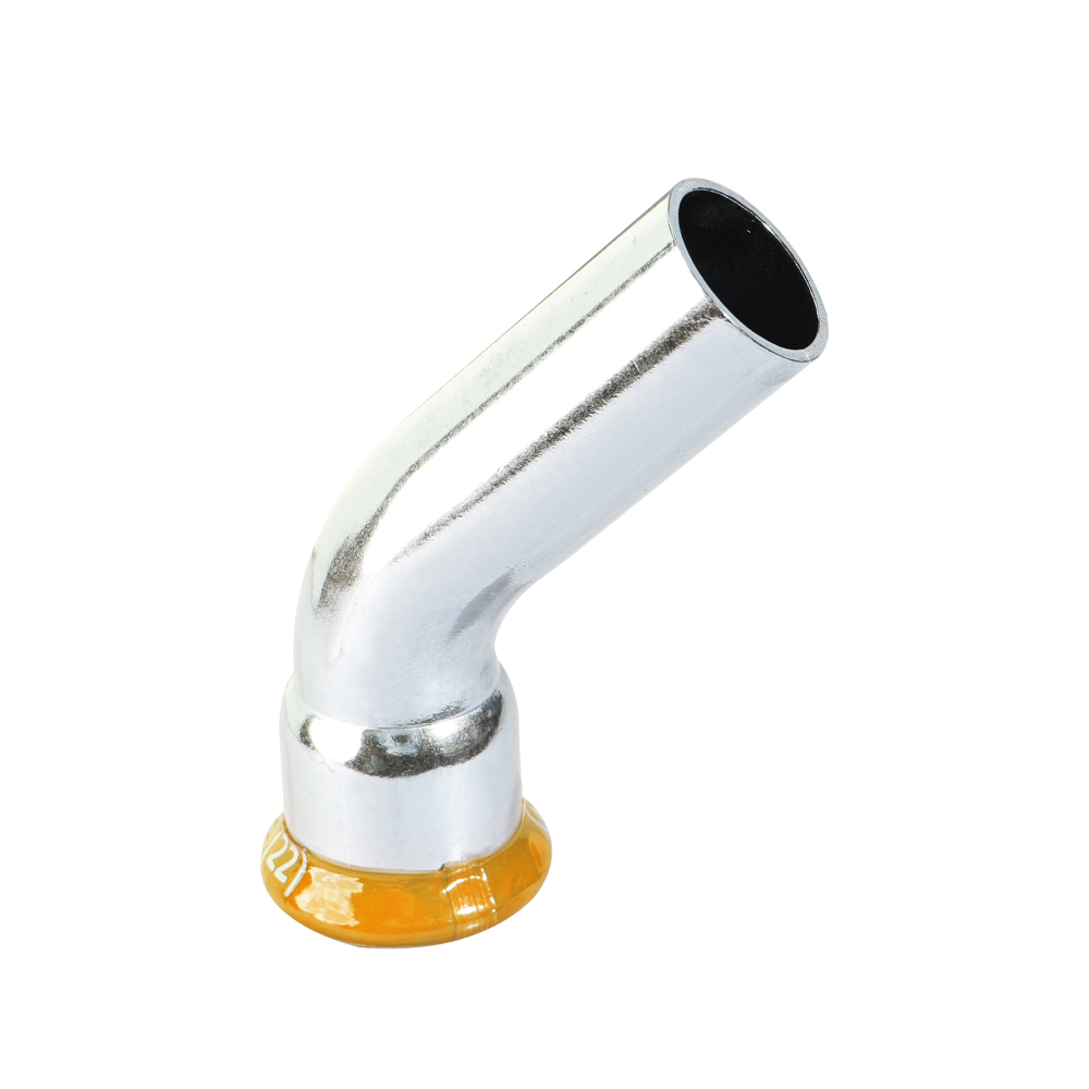 Kpress M type 304 Stainless Steel/1.4301 INOX B 45° Deg Elbow press fittings with LBP and plastic cover