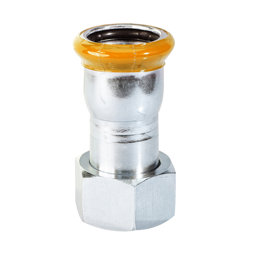 Kpress M type 304 Stainless Steel/1.4301 INOX Tap Connector press fittings with LBP and plastic cover