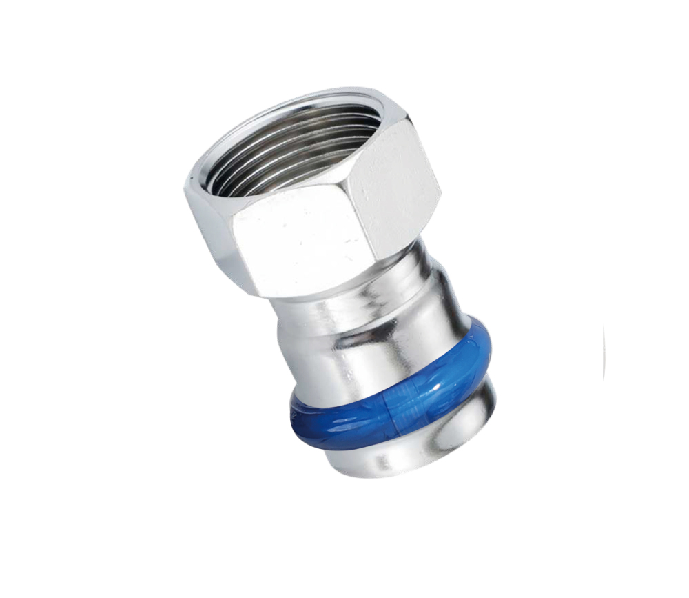 Kpress V type 316L Stainless Steel/1.4404 INOX Tap Connector press fittings with LBP and plastic cover