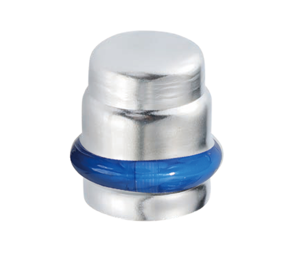 Kpress V type 316L Stainless Steel/1.4404 INOX End cap press fittings with LBP and plastic cover