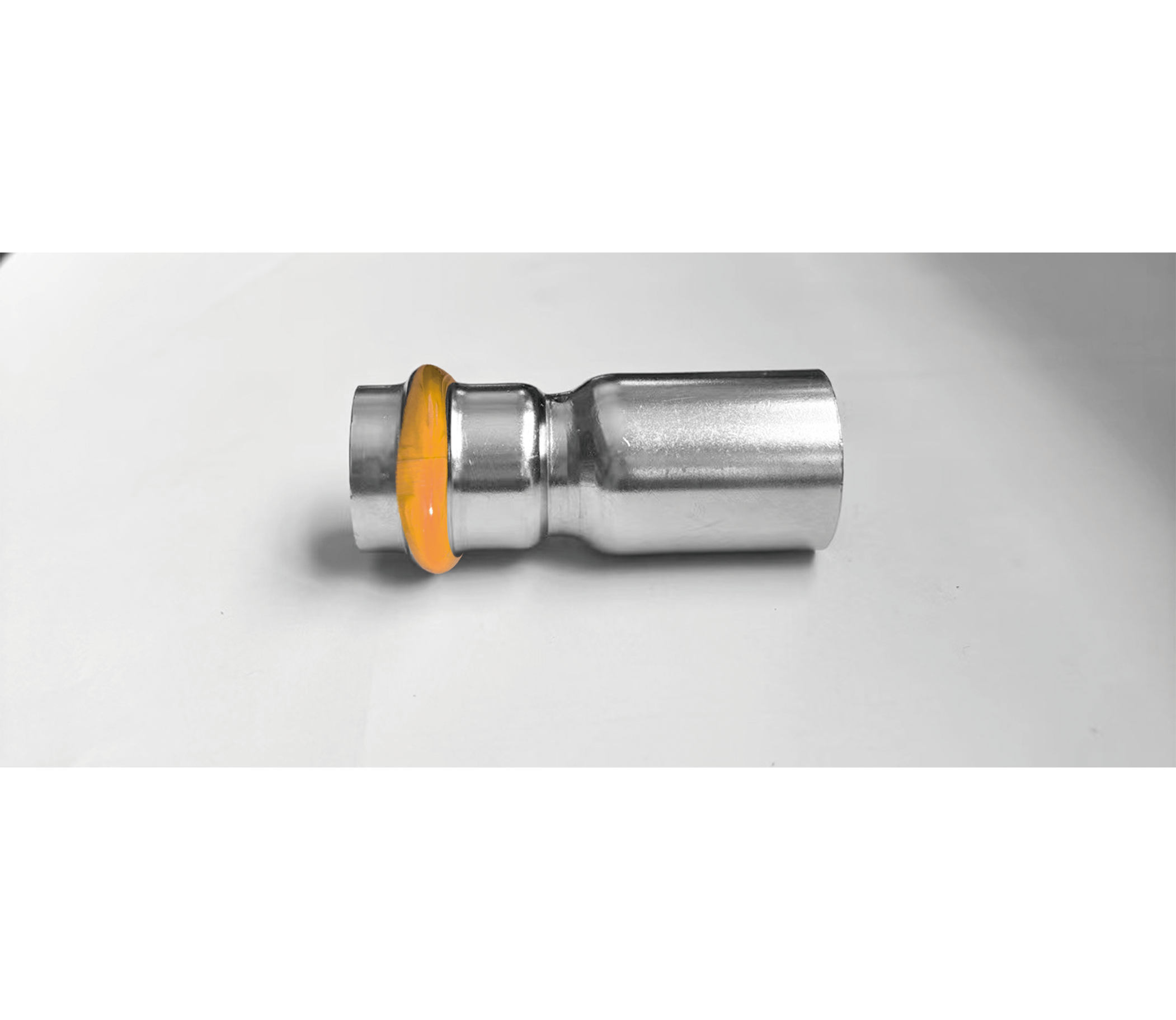 Kpress V type 304 Stainless Steel/1.4301 INOX B Reducing Coupling press fittings with LBP and plastic cover