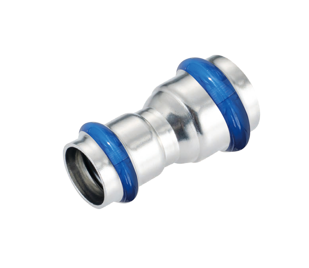 Kpress V type 316L Stainless Steel/1.4404 INOX Reducing Coupling press fittings with LBP and plastic cover