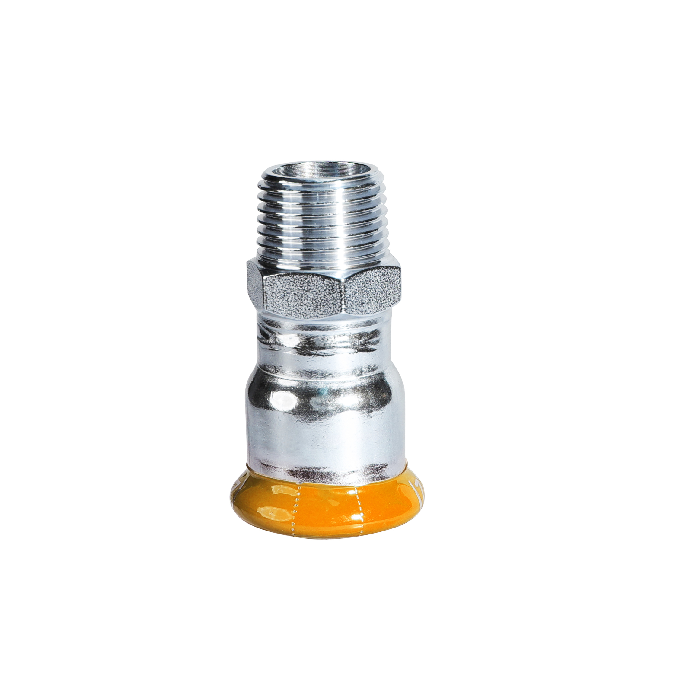 Kpress M type 304 Stainless Steel/1.4301 INOX Straight MI Adaptor press fittings with LBP and plastic cover