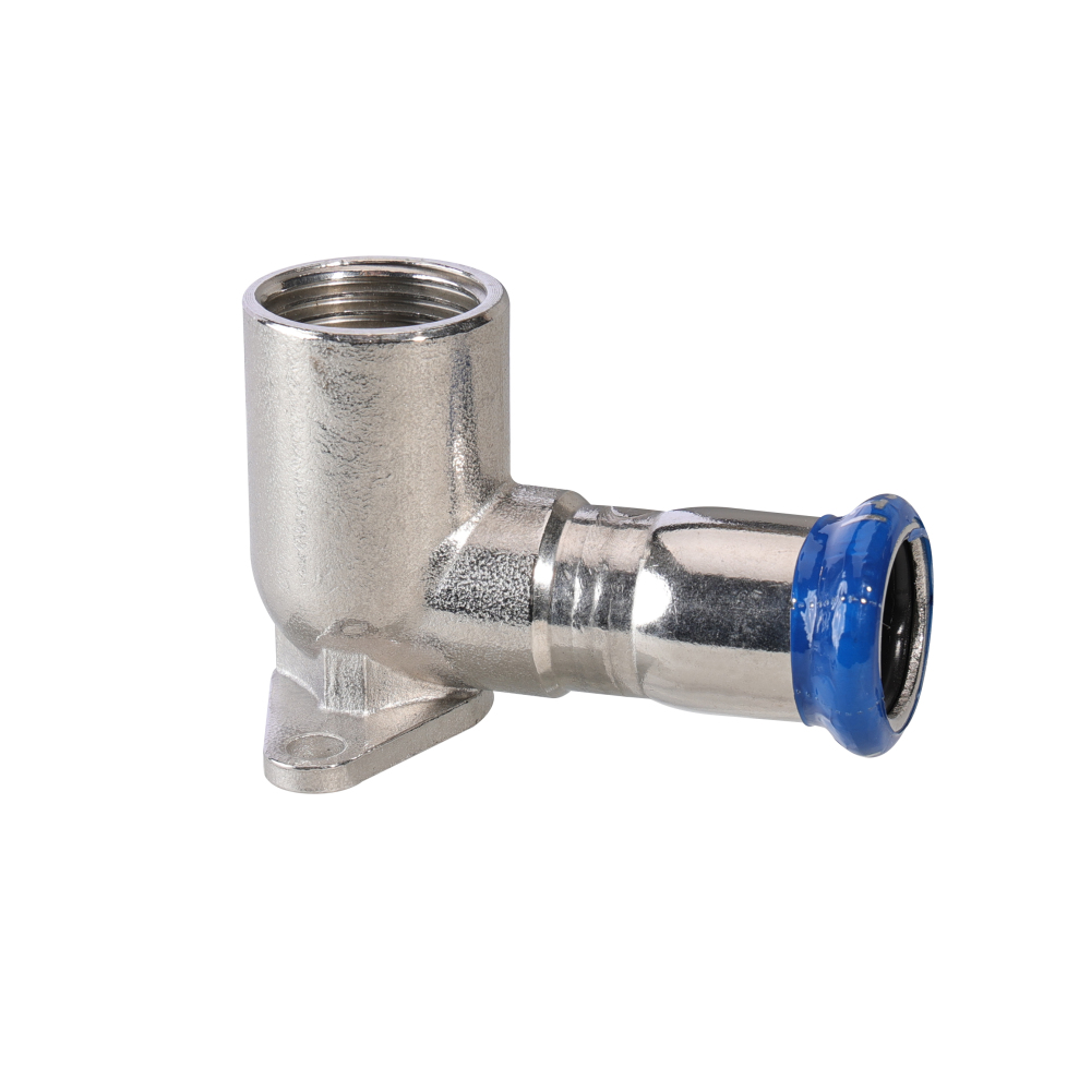 Kpress M type 316L Stainless Steel/1.4404 INOX Female Wall plate press fittings with LBP and plastic cover