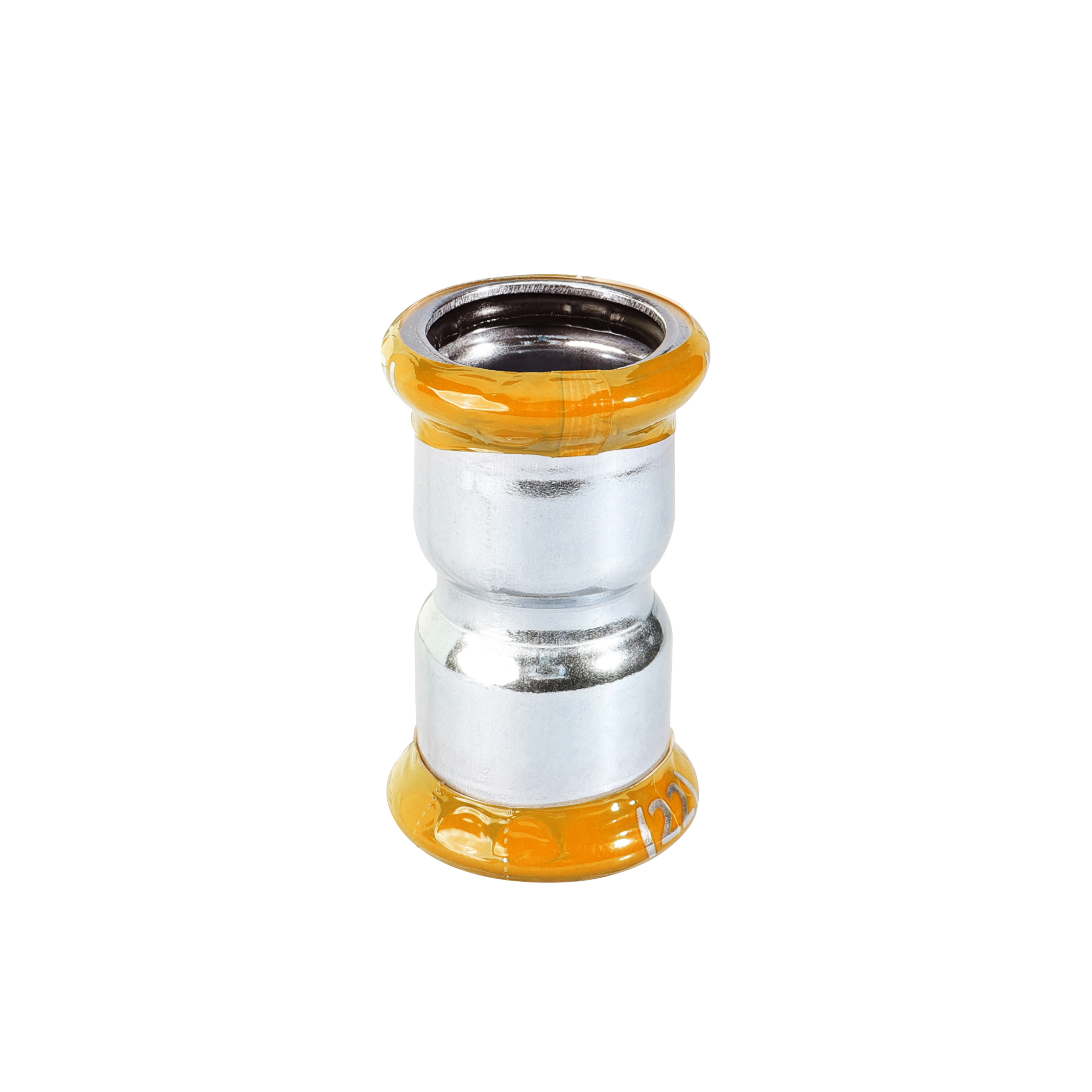 Kpress M type 304 Stainless Steel/1.4301 INOX Straight Coupling press fittings with LBP and plastic cover