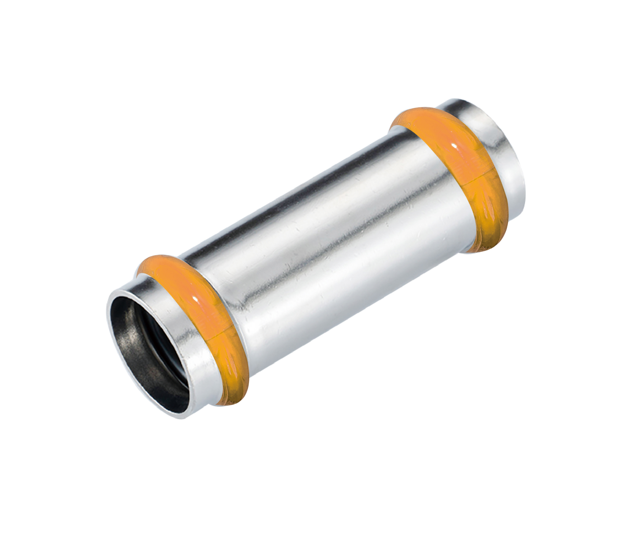 Kpress V type 304 Stainless Steel/1.4301 INOX Slip Coupler press fittings with LBP and plastic cover
