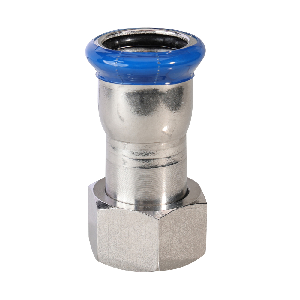 Kpress M type 316L Stainless Steel/1.4404 INOX Tap Connector press fittings with LBP and plastic cover