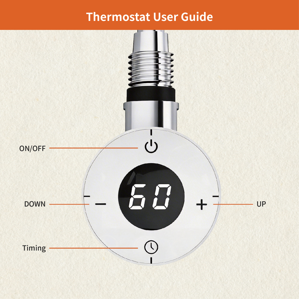 Bathroom Electric Towel Warmer Element (No Wifi / APP)