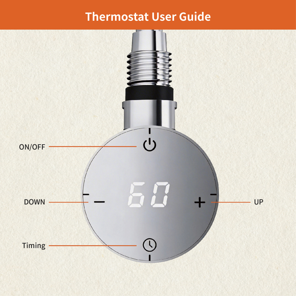 Bathroom Electric Towel Warmer Element (No Wifi / APP)