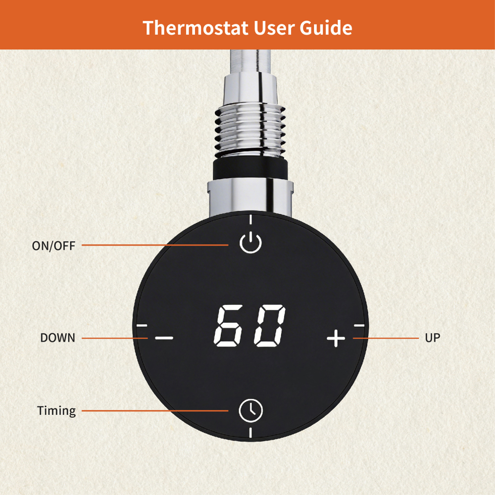 Bathroom Electric Towel Warmer Element (No Wifi / APP)