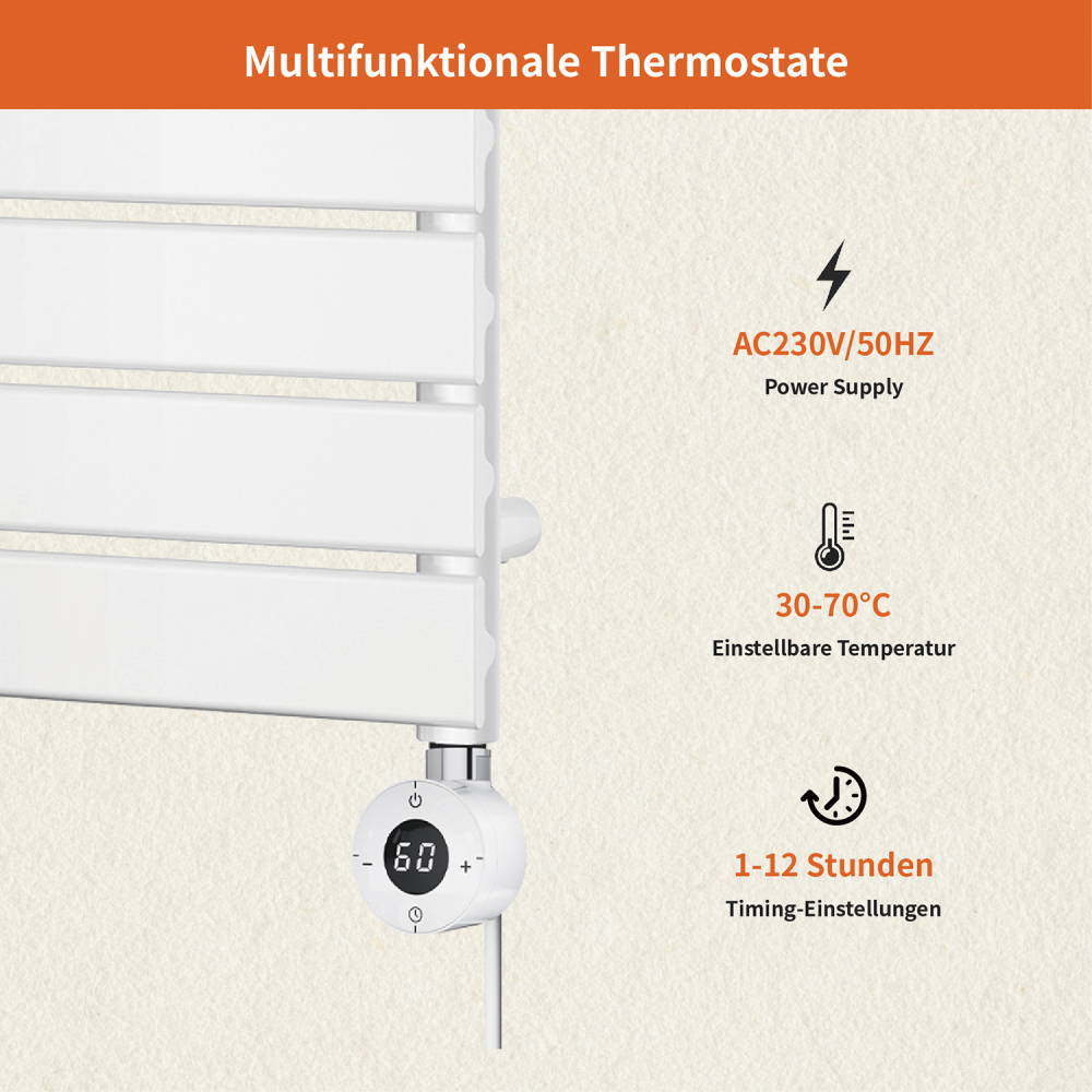 Bathroom Electric Towel Warmer Element (No Wifi / APP)