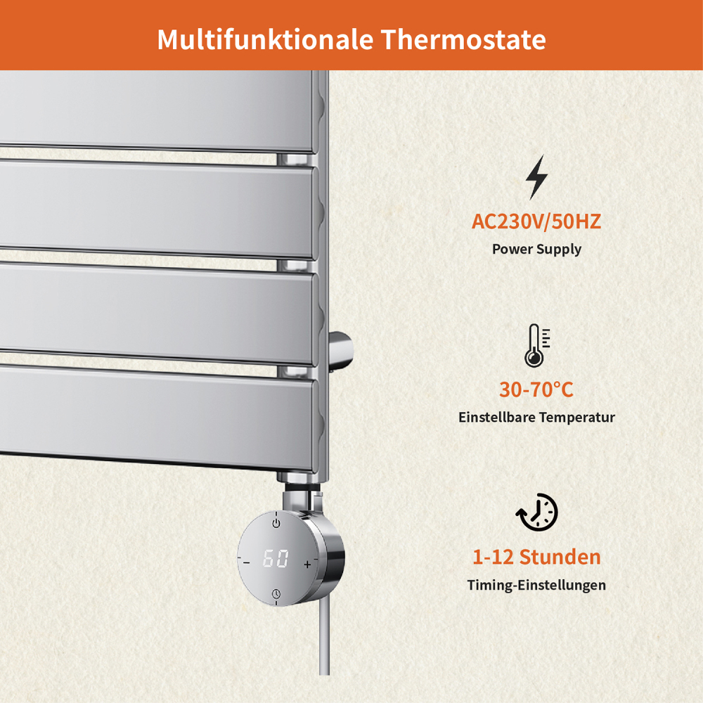 Bathroom Electric Towel Warmer Element (No Wifi / APP)