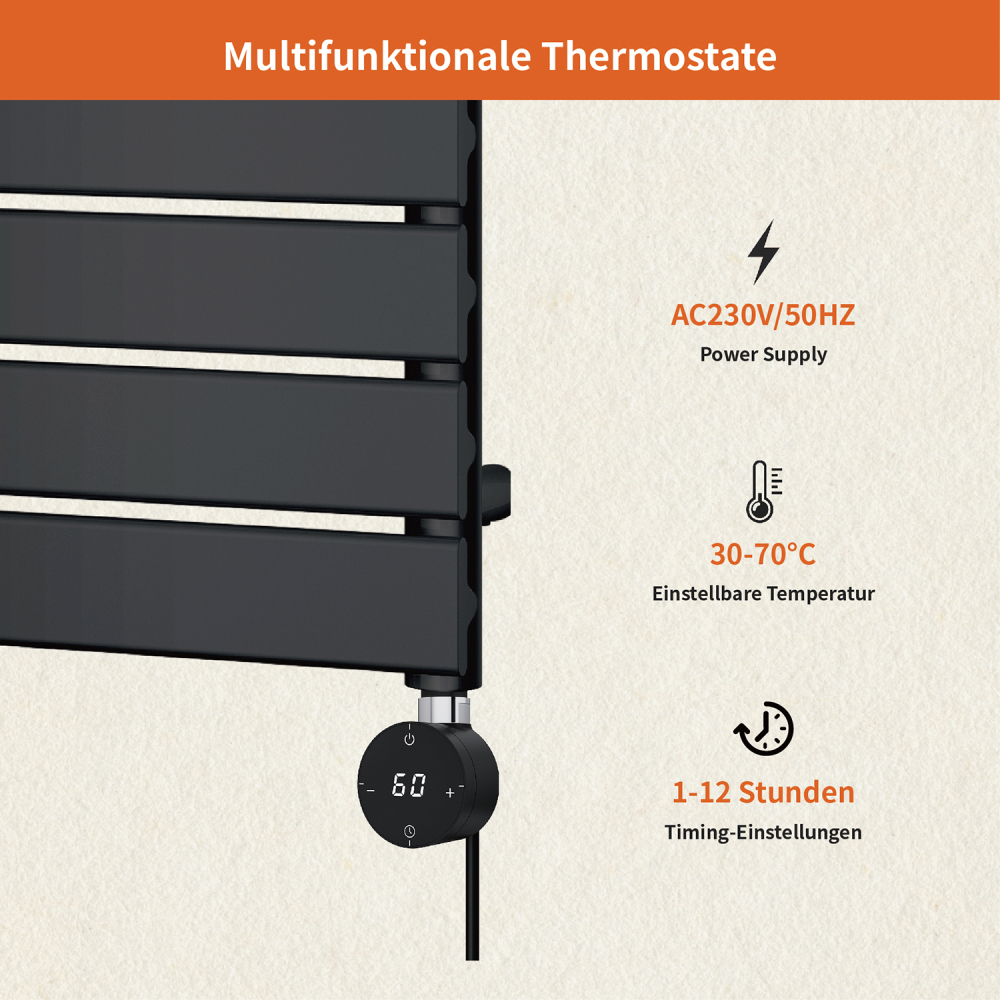 Bathroom Electric Towel Warmer Element (No Wifi / APP)