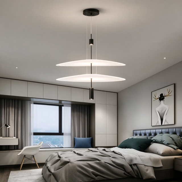 VIBIA Replica Flying Saucer-Style Pendant Light