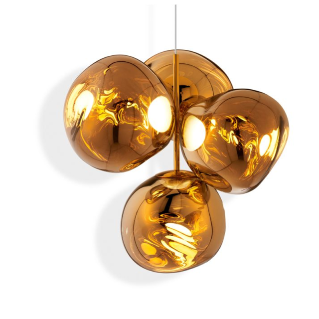 Tom Dixon Replica Four-Bulb Lava Pendant Light