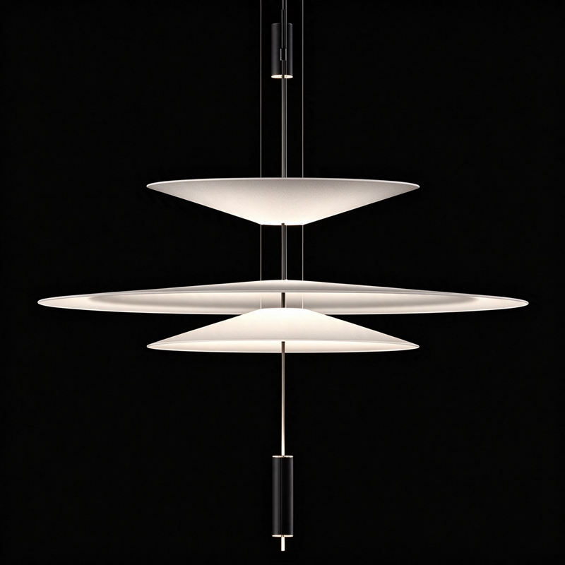 VIBIA Replica Flying Saucer-Style Pendant Light