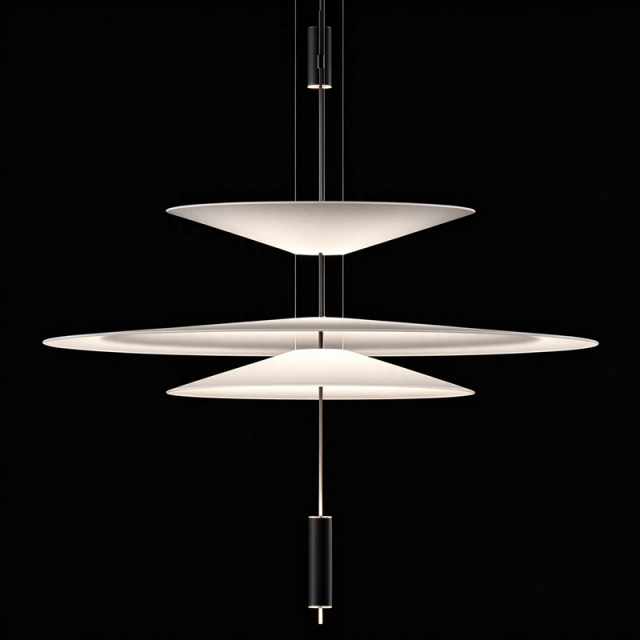 VIBIA Replica Flying Saucer-Style Pendant Light