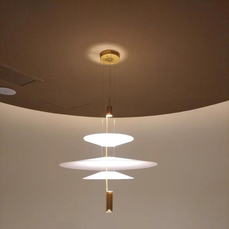VIBIA Replica Flying Saucer-Style Pendant Light