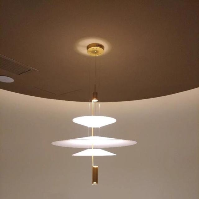 VIBIA Replica Flying Saucer-Style Pendant Light