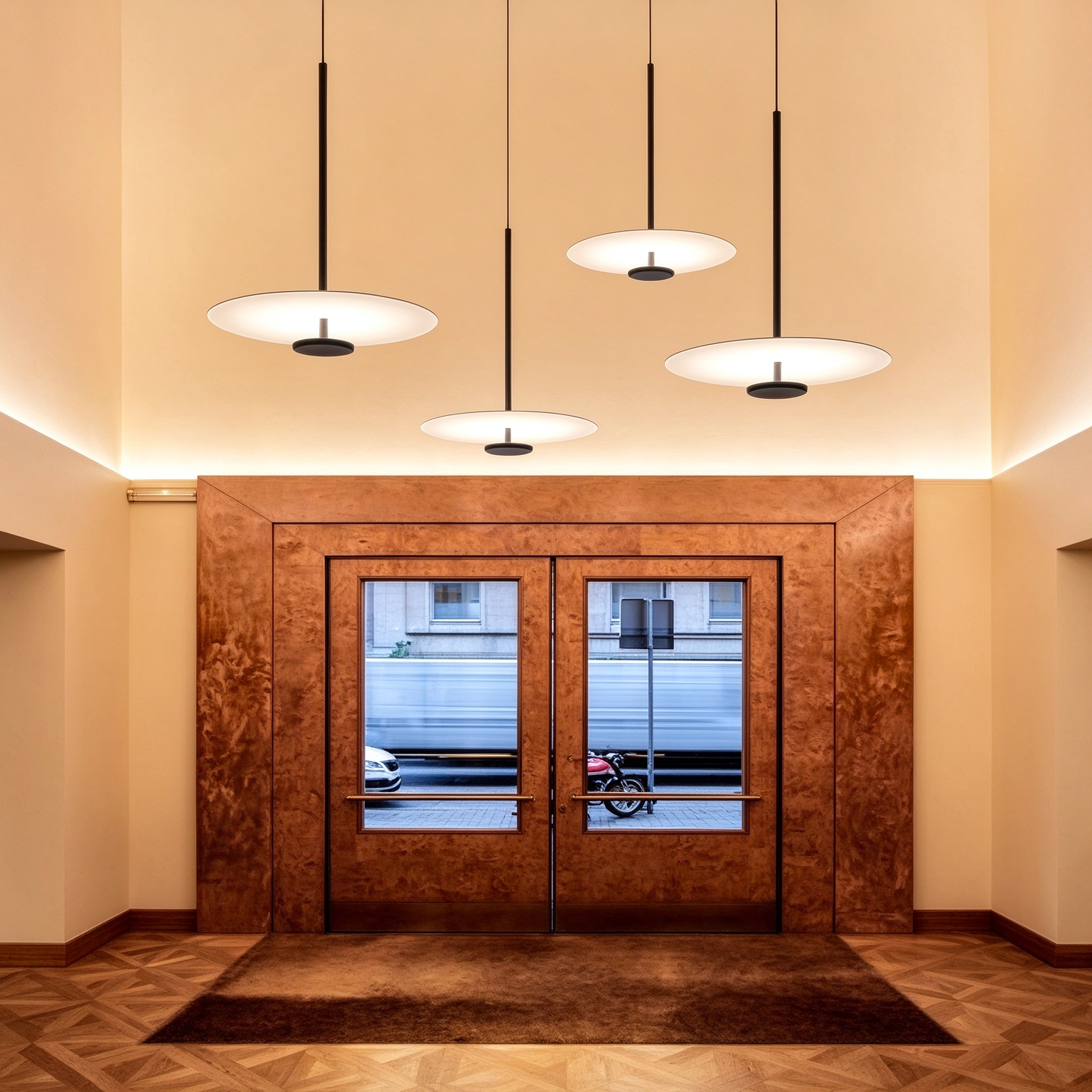 VIBIA Replica Flying Saucer Suspension Chandelier