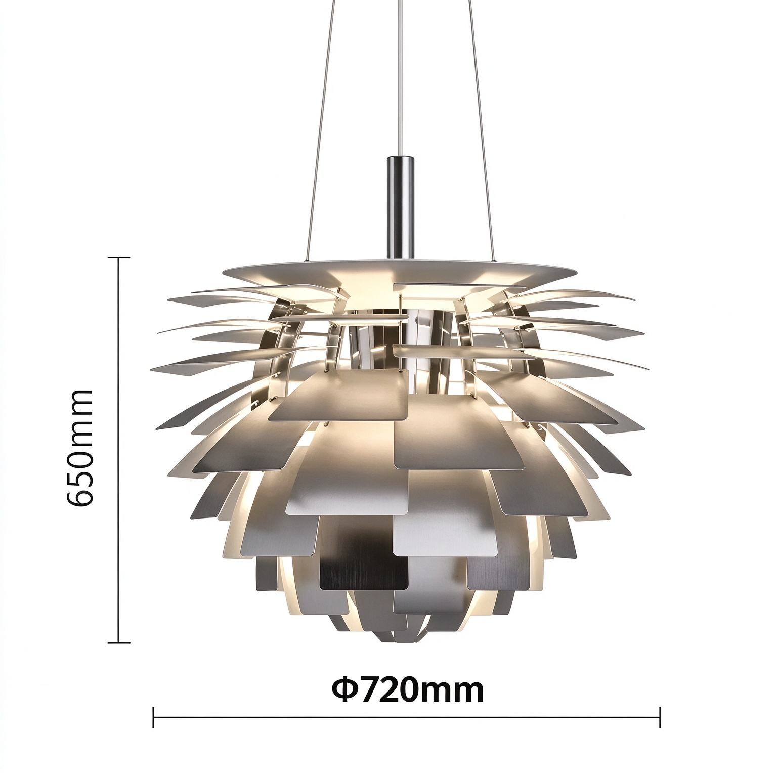 Louis Poulsen Replica Pinecone Chandelier