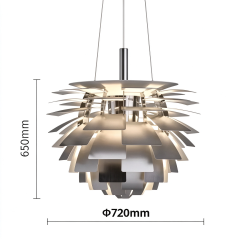 Louis Poulsen Replica Pinecone Chandelier