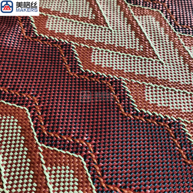 Chevron Weave pattern Aramid Jacquard Fabric,Chevron Weave pattern Aramid Jacquard Fabric
