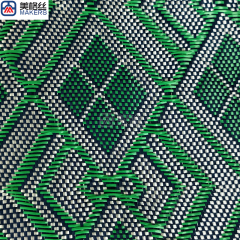 Fancy Green Rhombus Aramid Fiber Fabric - Jacquard Kevlar Cloth for Decorative Skinning & Structural Reinforcement,Fancy Green Rhombus Pattern Aramid Fiber Fabric Kevlar Cloth